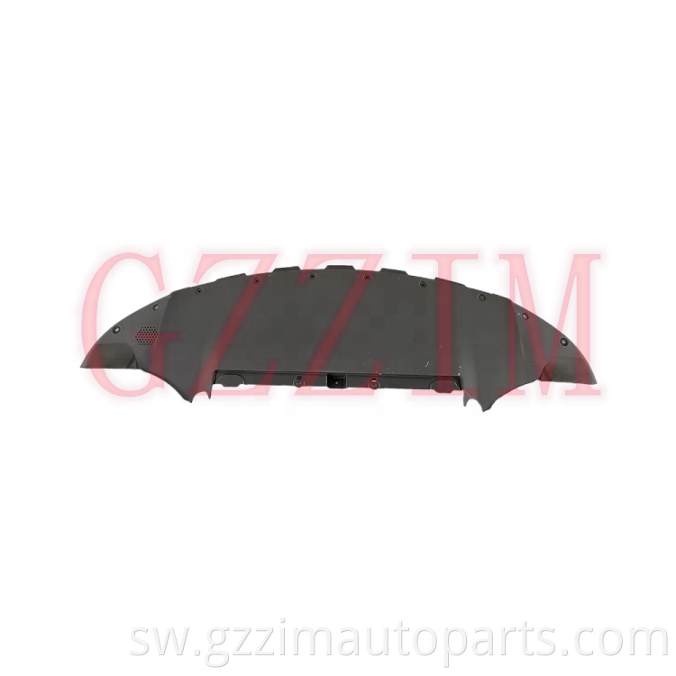 ABS Plastiki mbele skid sahani injini mlinzi mlinzi kifuniko undershield bumper skid sahani kwa Tesla Model 3 2017-2019